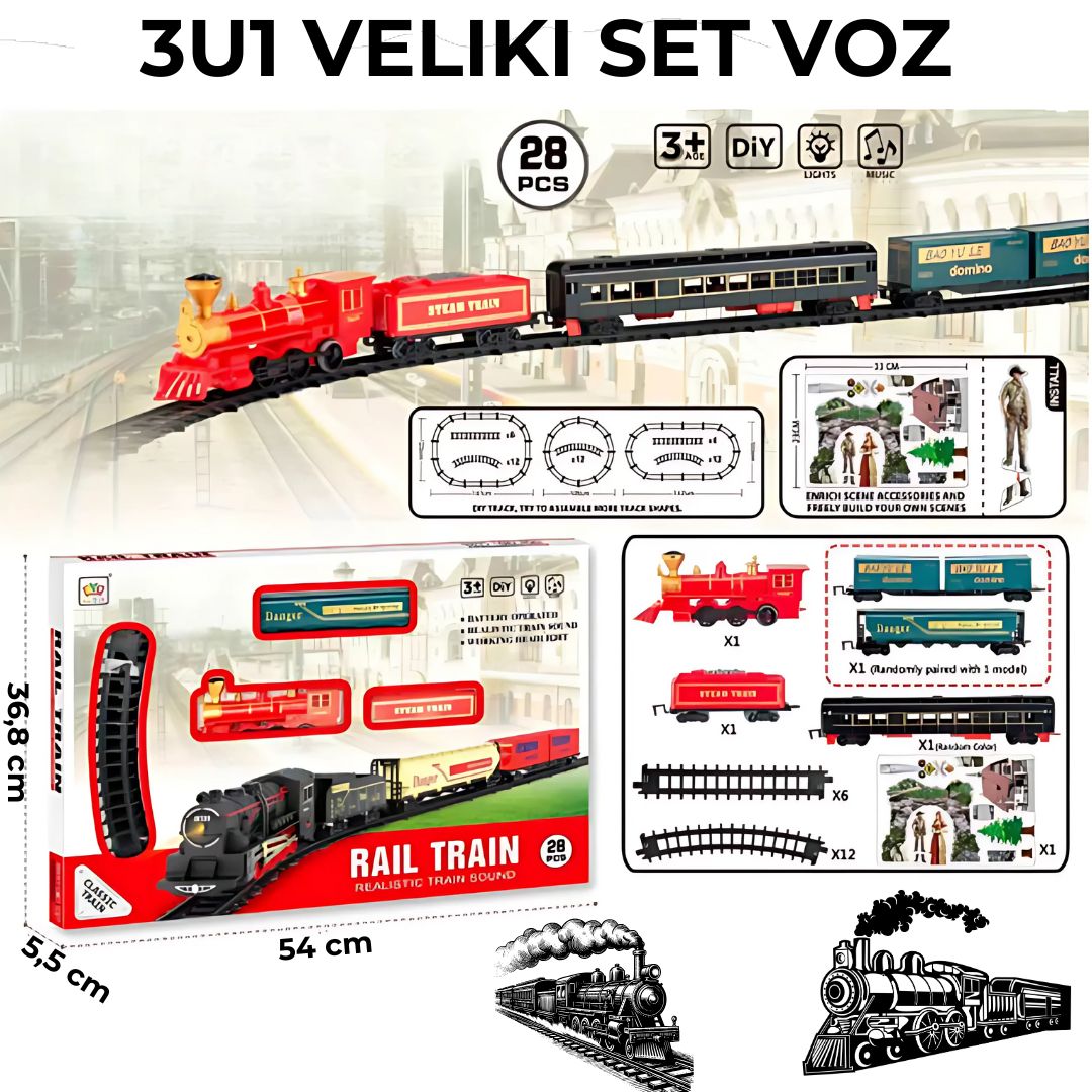 3u1 Veliki set voz