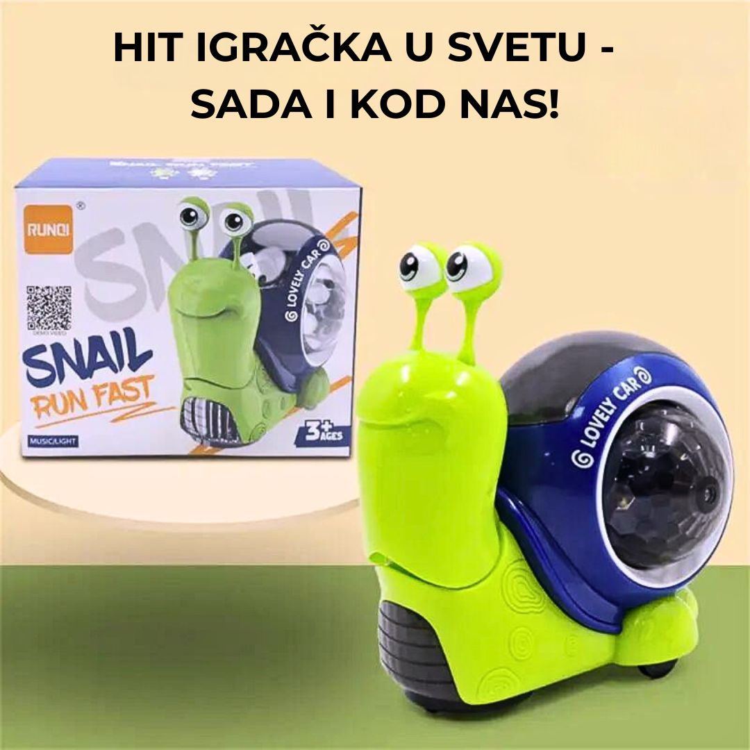 3u1 - Svetleći magični puž sa zvučnim i pokretnim efektima