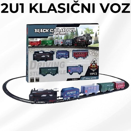 2u1 Klasični voz sa putničkim i teretnim vagonima