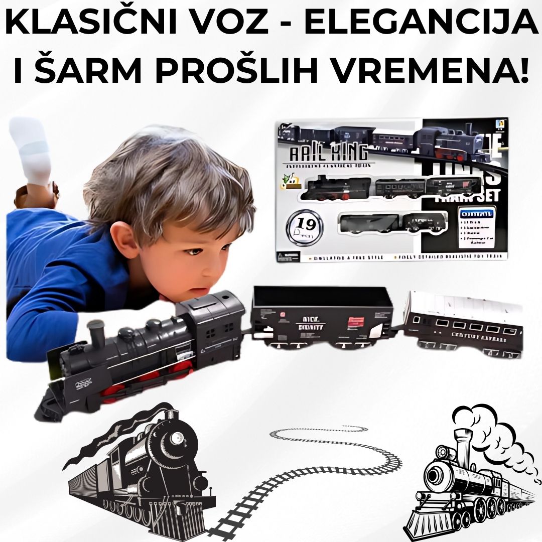 Klasični voz sa svetlosnim efektima